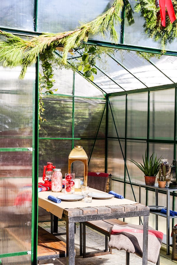 Ladybird Grove and Mess Hall allows you to reserve their outdoor greenhouses for a socially-distanced private dining space.