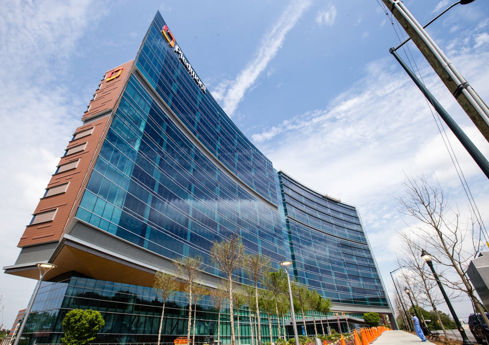 Among Bernie Marcus' many philanthropic recipients was Piedmont Hospital’s new Marcus Heart and Vascular Center, shown under construction in April 2020. Jenni Girtman for the AJC 2020