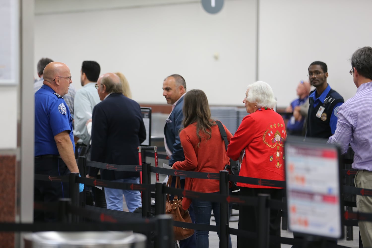 Scene at airport as South security checkpoint reopens