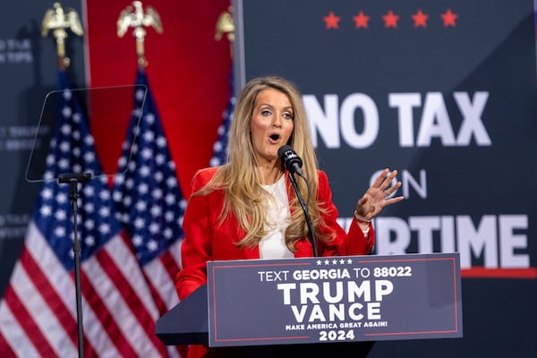 Former U.S. Sen. Kelly Loeffler and her husband, Jeff Sprecher, gave $5 million to Donald Trump's 2024 campaign and an additional $1 million to help finance the Republican National Convention.