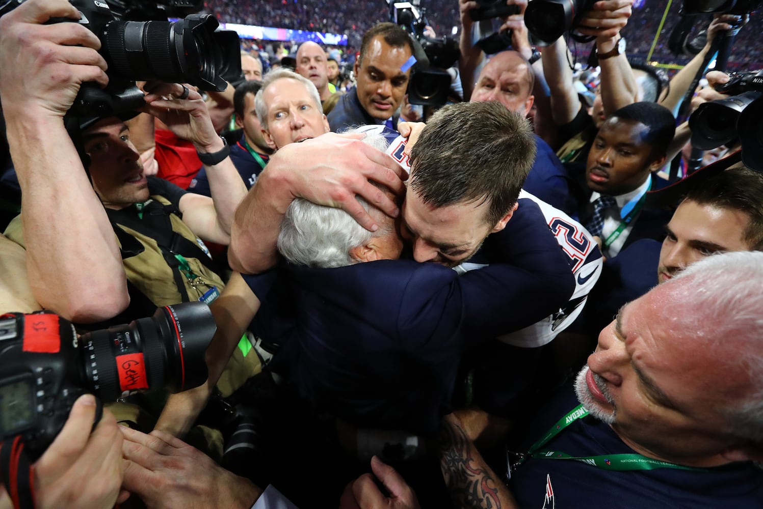 Photos: Patriots celebrate, Rams commiserate at Super Bowl