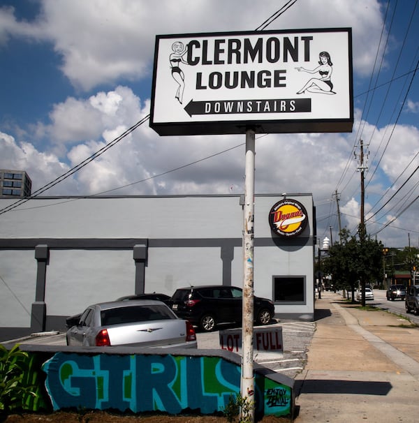 Clermont Lounge temporarily closed due to an employee testing positive for COVID-19. STEVE SCHAEFER FOR THE ATLANTA JOURNAL-CONSTITUTION