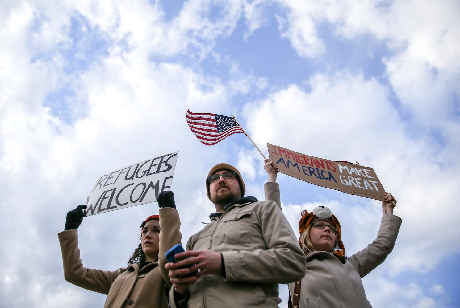 Atlanta Airport protests over immigration limits