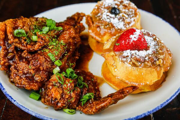 General Tso's Chicken and Waffles from Taste Bar + Kitchen. / Courtesy of Taste Bar + Kitchen