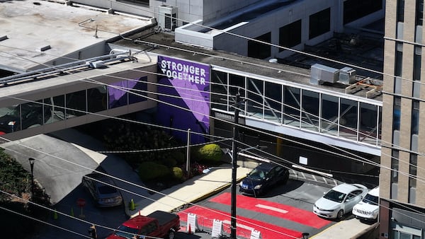 Aerial photo shows Wellstar Atlanta Medical Center on Thursday, October 17, 2024. The hospital, which closed two years ago and disrupted Atlanta’s healthcare ecosystem, is ready to be transformed with a new mixed-use project by Integral Group.
(Miguel Martinez / AJC)