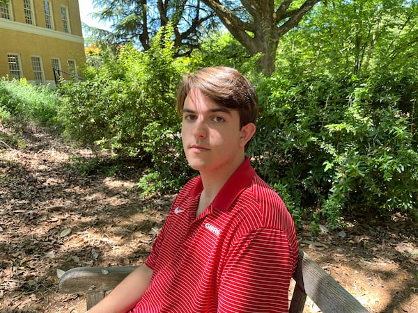 A.J. Rizzo, a sophomore genetics major at the University of Georgia, said he isn't sure what's the right stance as campus protests erupt around the U.S. over violence in Gaza. Matt Kempner / AJC