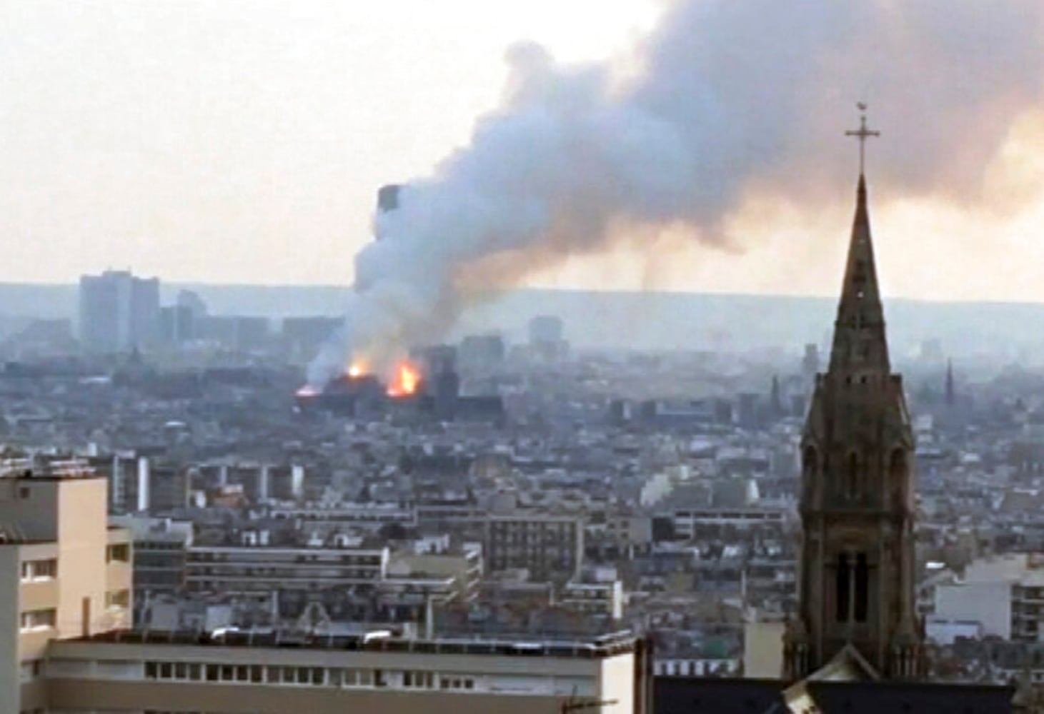 Photos: Paris’ Notre Dame Cathedral on fire