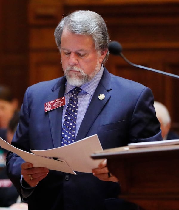 Rep. Terry England, R - Auburn, is an influential legislator and co-chair of the House Rural Development Council. The council is calling for legislation to “revolutionize” the state’s healthcare system, including new requirements for charity care and transparency for Georgia hospitals. BOB ANDRES /BANDRES@AJC.COM