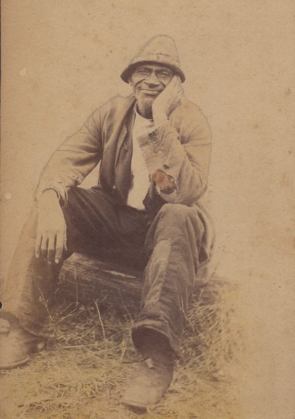 Portrait of "Uncle" George Terrell at The Wren's House in Atlanta. George Terrell is thought to be the main inspiration behind the creation of the character “Uncle Remus,” a storybook amalgamation of enslaved narrators. (Courtesy of The Wren's Nest)