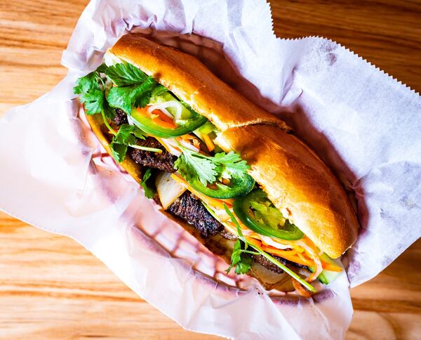 Vietvana’s shaken beef banh mi with filet mignon. CONTRIBUTED BY HENRI HOLLIS