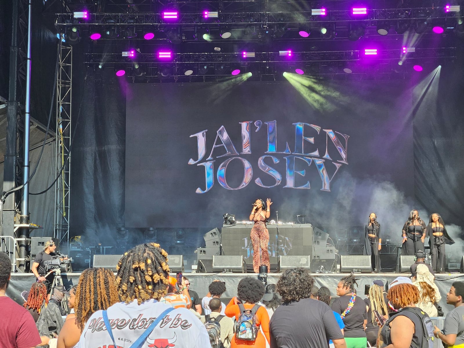 Jai'Len Josey took the stage at One Musicfest early Saturday. Photo by DeAsia Paige