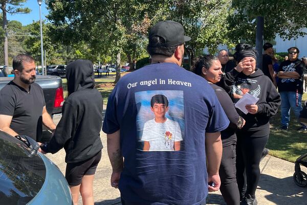 Mourners bid farewell to 14-year-old Christian Angulo, one of four people killed in a shooting at Apalachee High School, during a funeral mass on Friday, September 20, 2024.