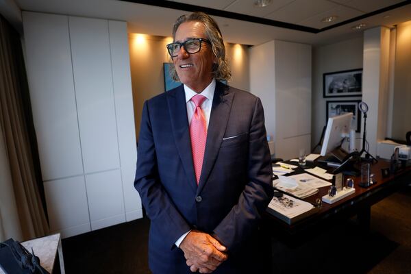 Robert Maricich, Chairman and CEO of ANDMORE (formerly International Market Centers), poses for a photograph at his office in downtown Atlanta on Tuesday, July 11, 2023.



Miguel Martinez /miguel.martinezjimenez@ajc.com