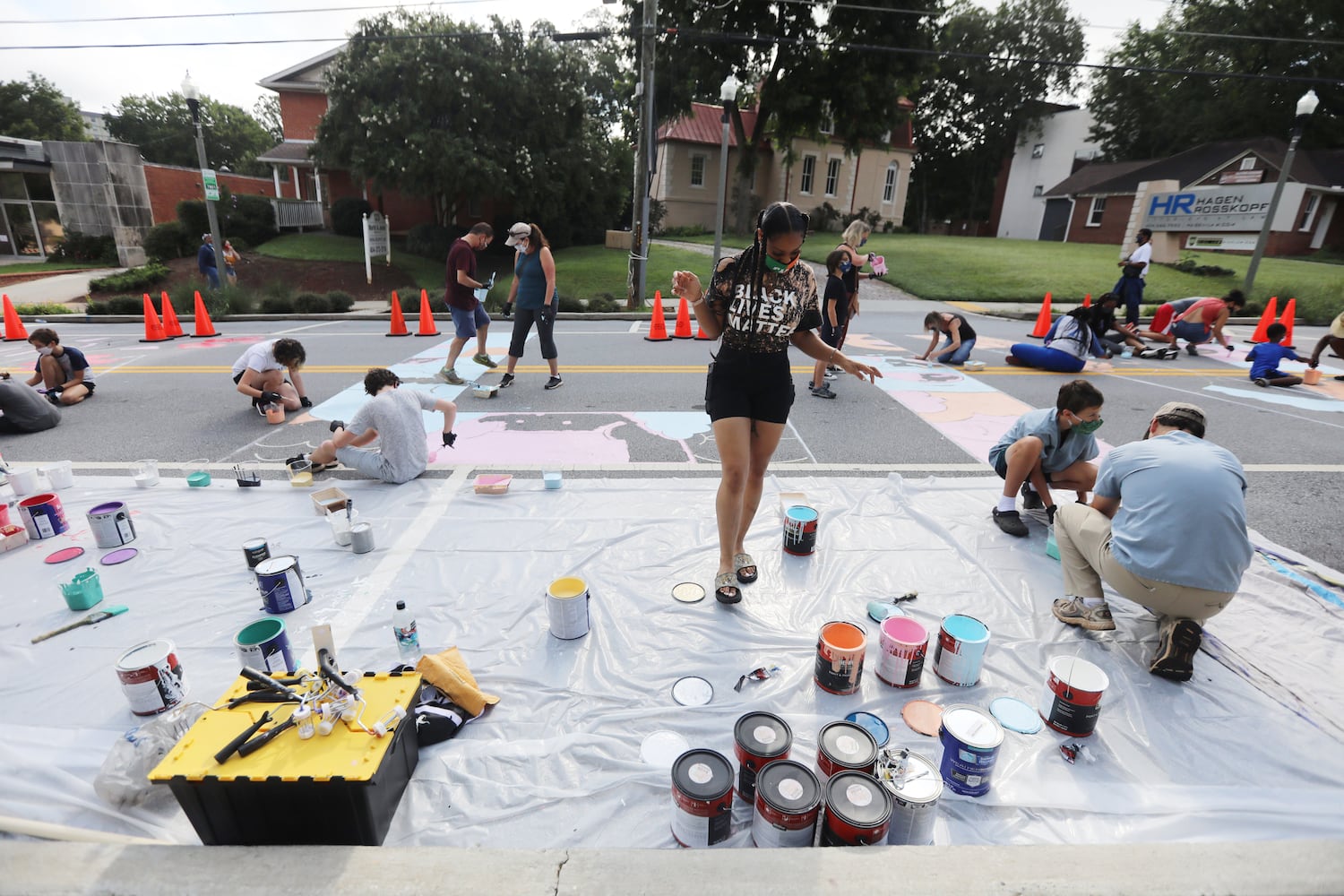 Decatur's 'Black Lives Matter' street mural