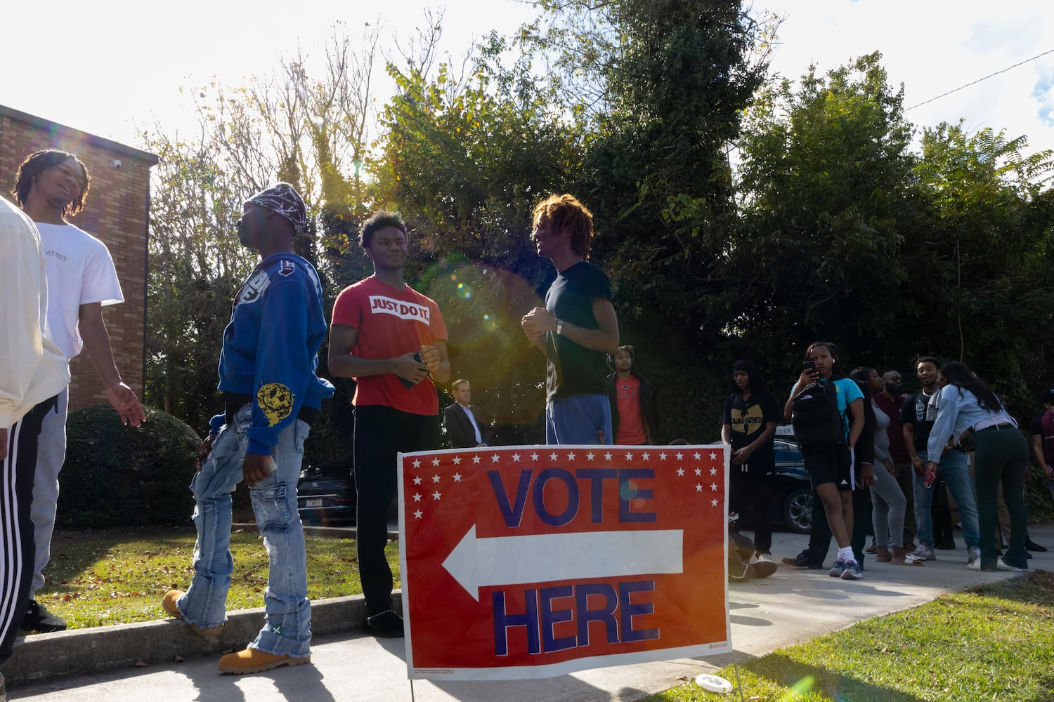 morehouse march to polls
