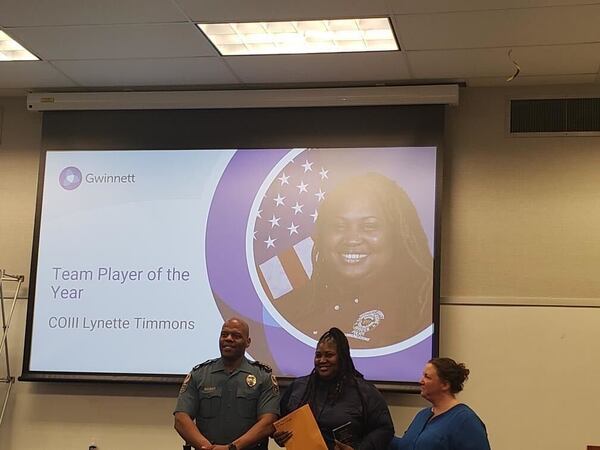 Lynette Timmons earned a Team Player of the Year award.