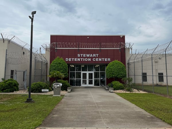 The Stewart Detention Center on Monday, May 6. (Lautaro Grinspan)