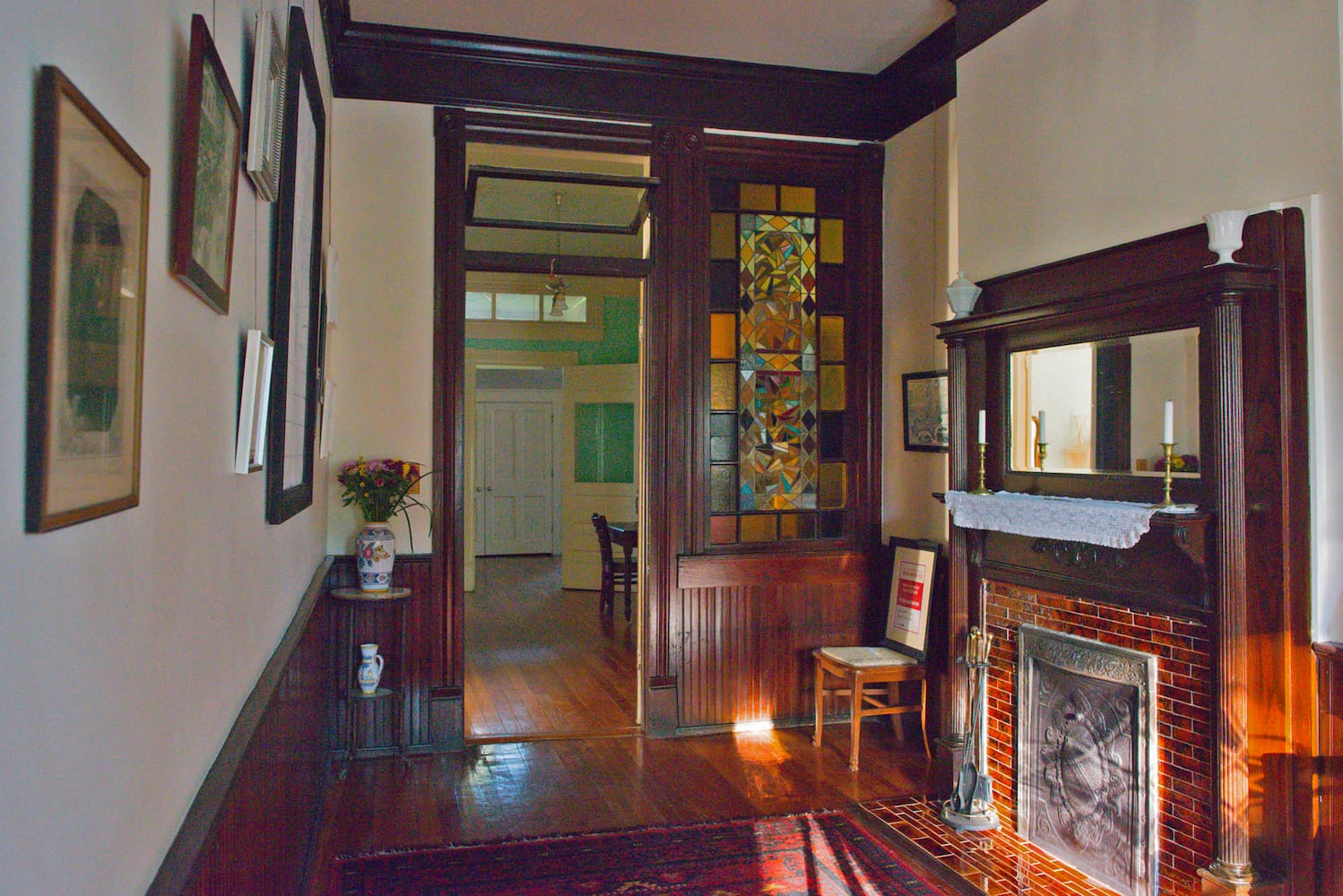 Photos: Award-winning West End Queen Anne home features abstract stained glass