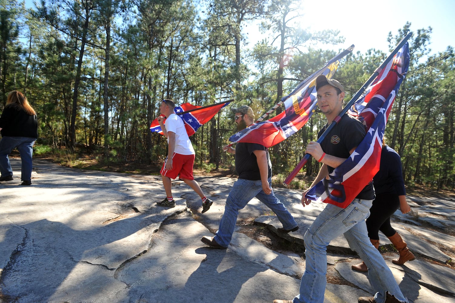 Protesters want to keep Stone Mountain 'pure' to its Confederate roots