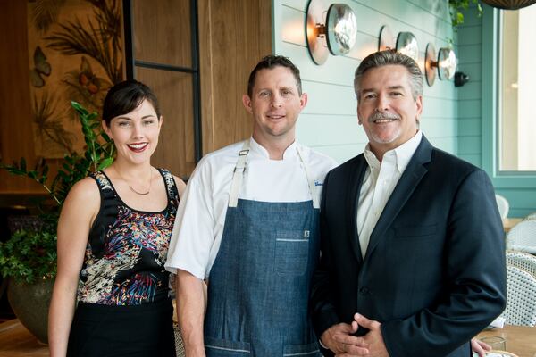 The Select team (from left to right) Assistant General Manager Tristen Vail, Executive Chef Matt Rainey, and Co-Owner Dave Green. Photo credit- Mia Yakel.