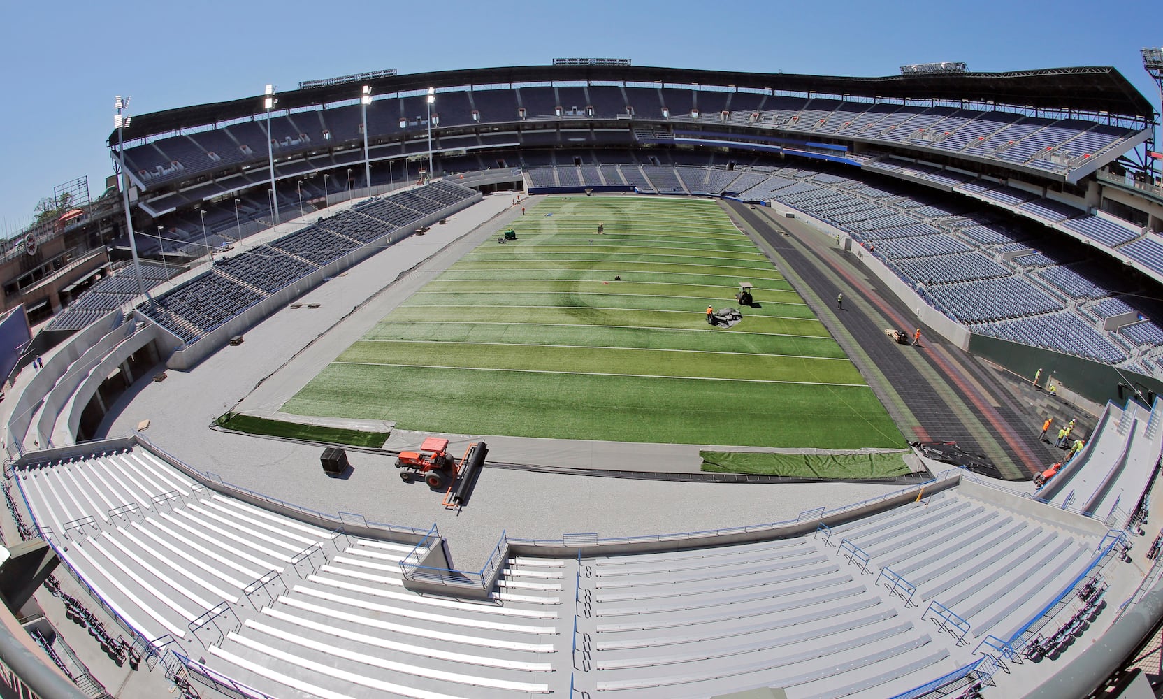 Photos: Turning Turner Field into Georgia State Stadium