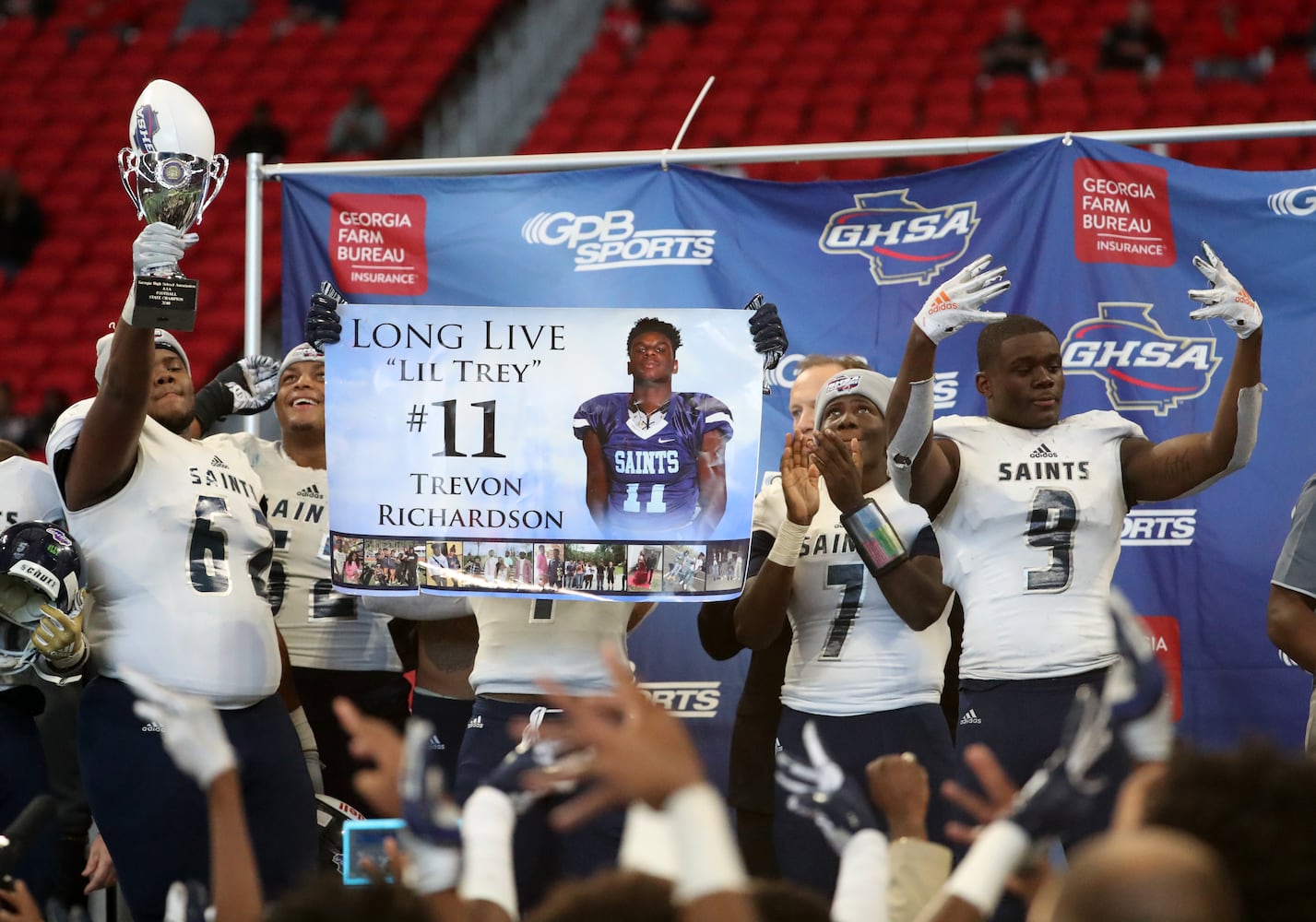 Photos: Day 1 of HS state title games at Mercedes-Benz Stadium