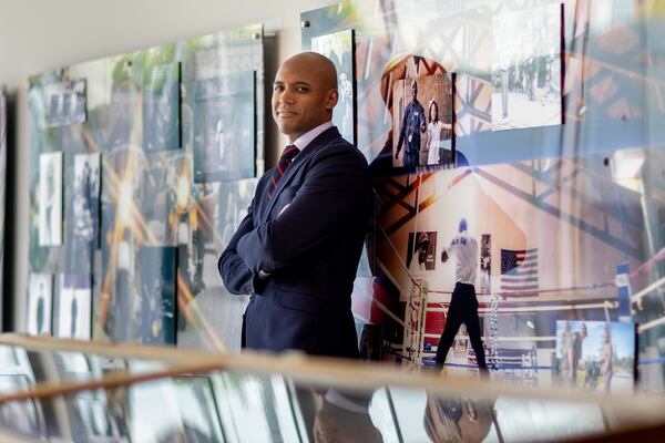 Atlanta Police Department Homicide Commander Lt. Ralph Woolfolk poses for a photo at Atlanta Public Safety Headquarters. Branden Camp/For the Atlanta Journal-Constitution