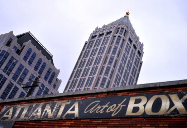 One Atlantic Center at 1201 W. Peachtree St. The building was once known as IBM Tower, and now is home to law firms and corporate offices. It is 820 feet tall with 50 floors and was finished in 1987. (AJC File)