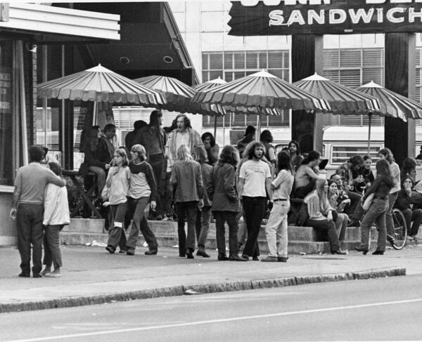 1971 -- Hippies began moving back to the Peachtree and 10th Street area as the new Park Patrol circulated through Piedmont Park. The park, meanwhile, was quiet. Other MyAJC.com Flashback galleries: Auburn Ave. | Ponce de Leon Ave. | Cabbagetown