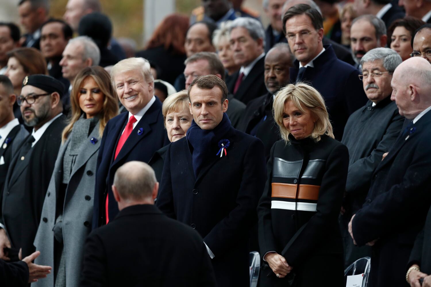 Photos: Trump, world leaders mark 100 years since World War I armistice