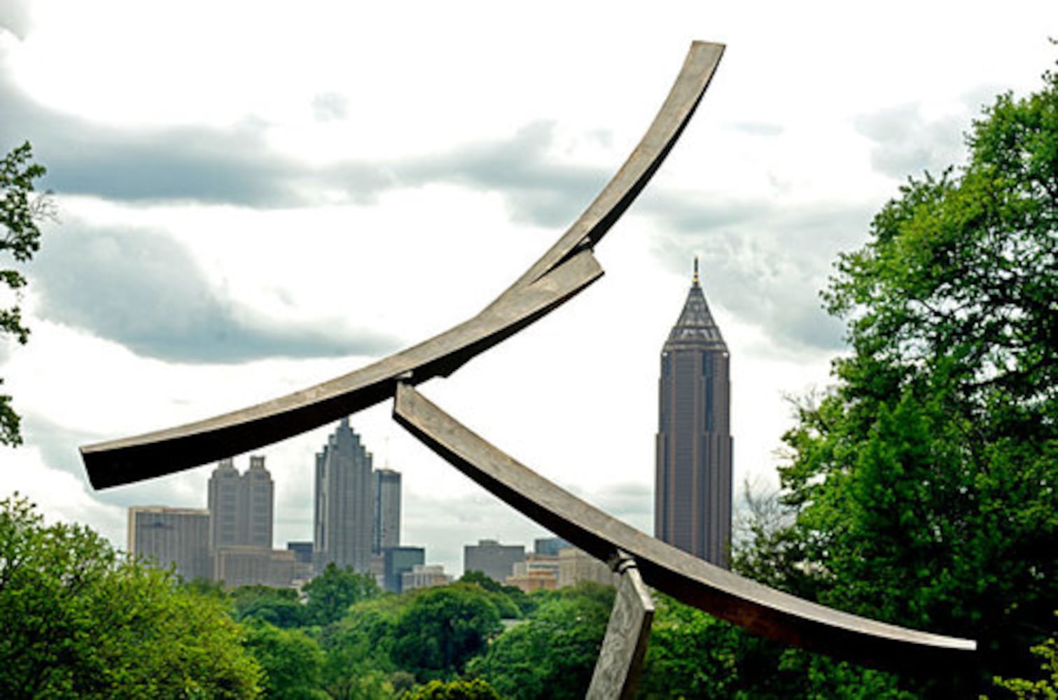 Sculptures in motion at Atlanta Botanical Garden