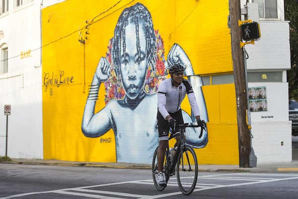 Thomas Roddey and other members of the Metro Atlanta Cycling Club will be among those participating in the VeloCity event May 4. ALYSSA POINTER / ALYSSA.POINTER@AJC.COM