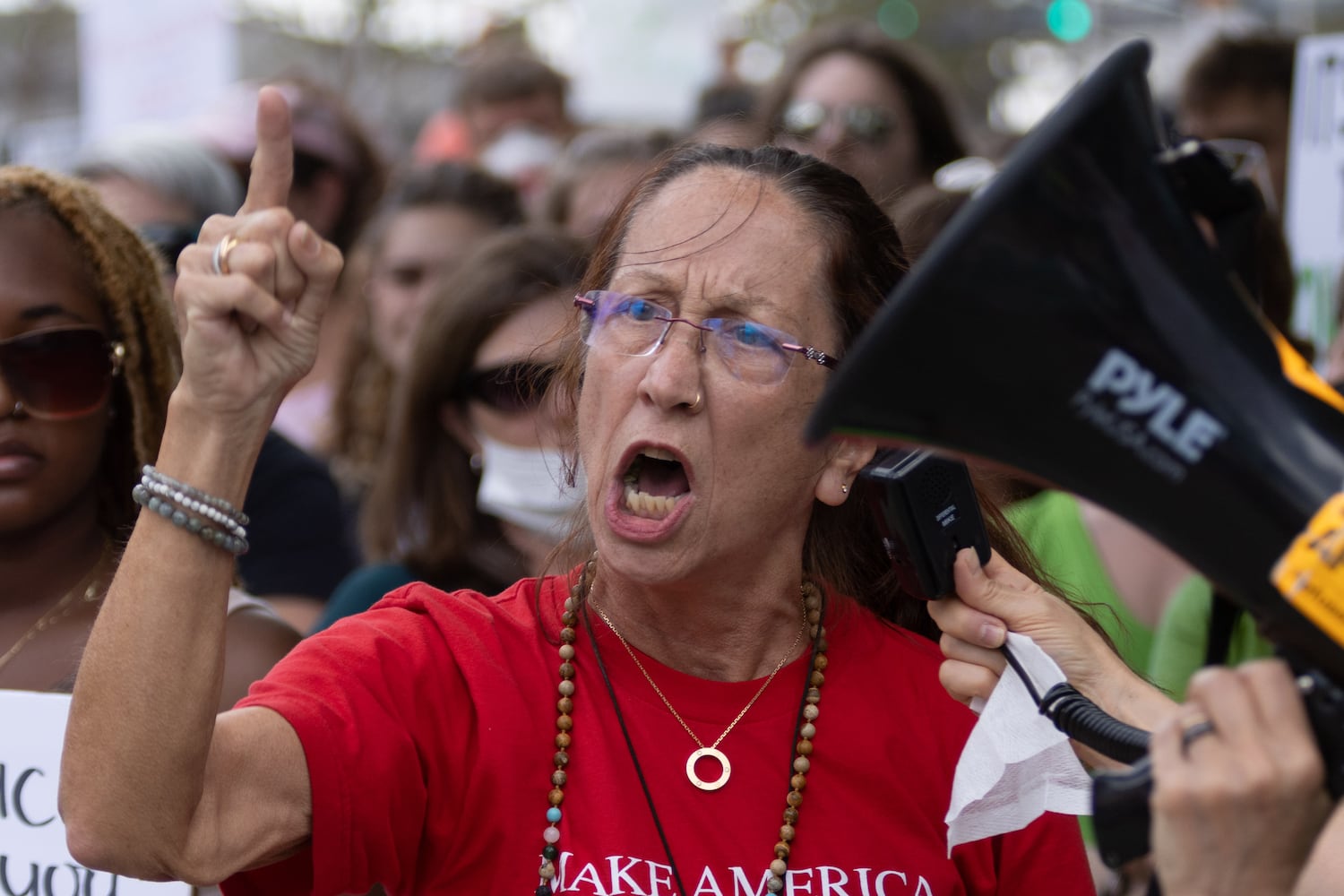 Abortion rights activists protester