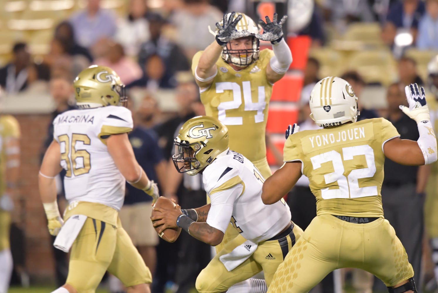 Photos: Jackets play football spring game