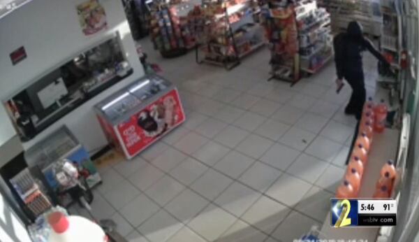 Security cameras captured the armed robbery at Daily’s.