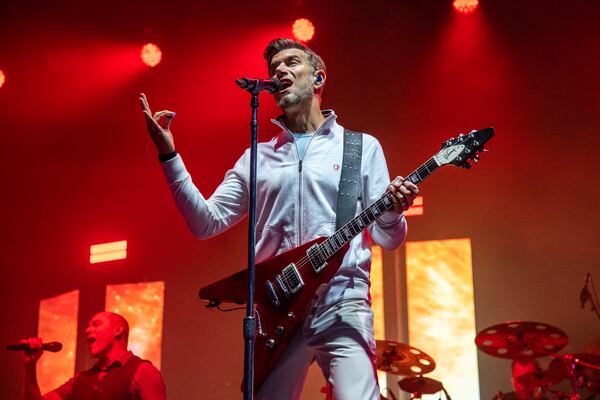 Nick Hexum of 311 performs at the Innings Festival at Raymond James Stadium Ground on Saturday March 19, 2022, in Tampa, Fla. (Photo by Amy Harris/Invision/AP)