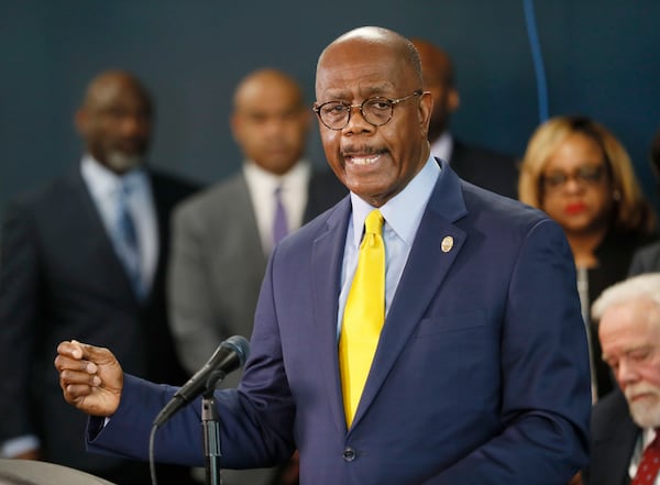 March 21, 2019 - Atlanta - Fulton County district attorney Paul Howard is shown in a file photo. Howard and other county law enforcement leaders have faced criticism because of a wave of violebt crimes by repeat offenders. Bob Andres / bandres@ajc.com