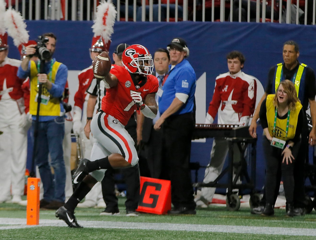 Photos: Bulldogs battle Alabama in SEC Championship game