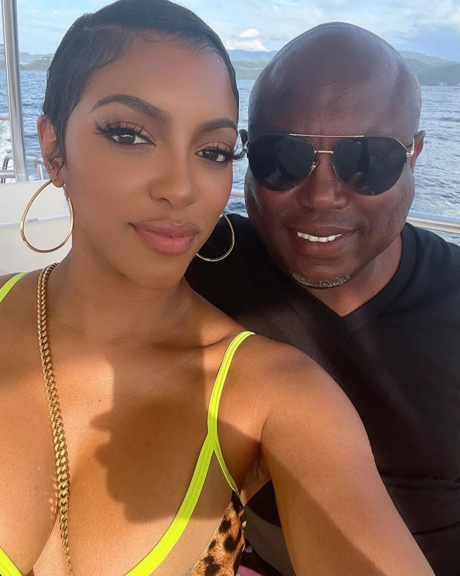 Simon Guobadia with Porsha Williams in a public Instagram photo. INSTAGRAM