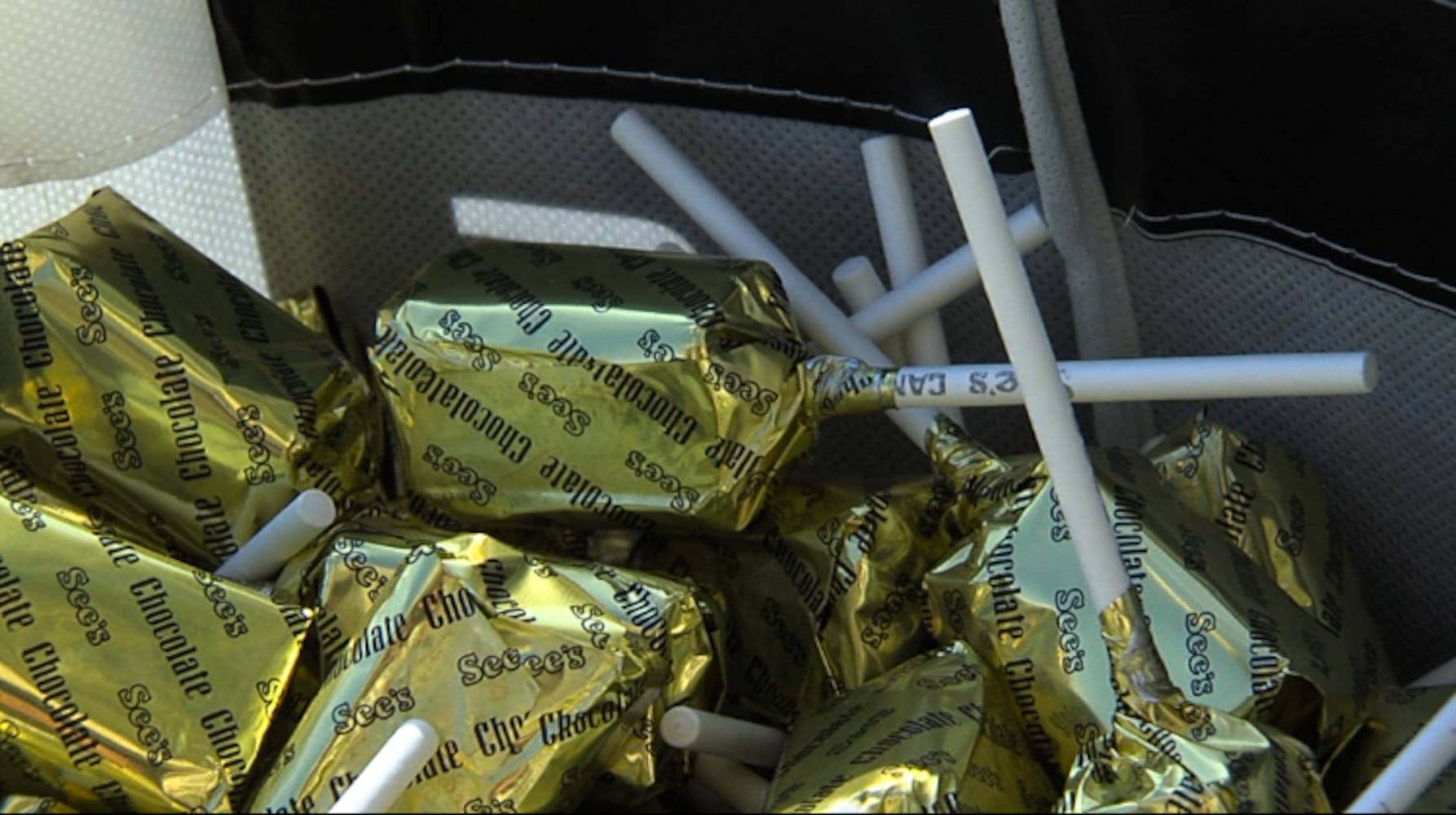 The world's largest lollypop made by See’s Candies