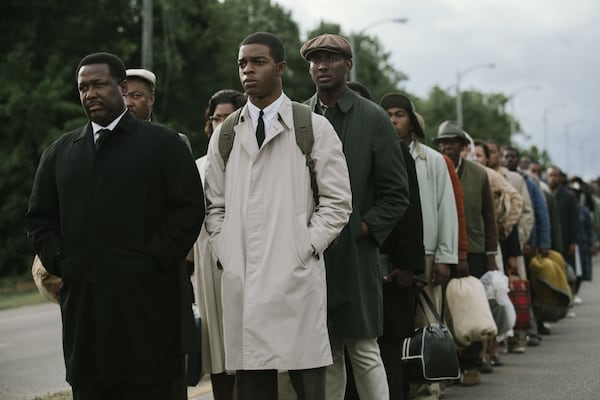 Stephan James, right, portrayed John Lewis in "Selma." Photo: Paramount Pictures