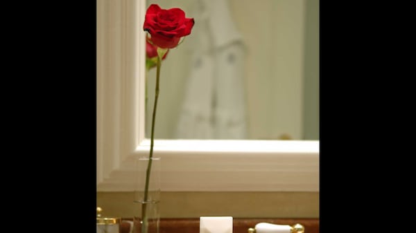 A bathroom at the Four Seasons Atlanta.