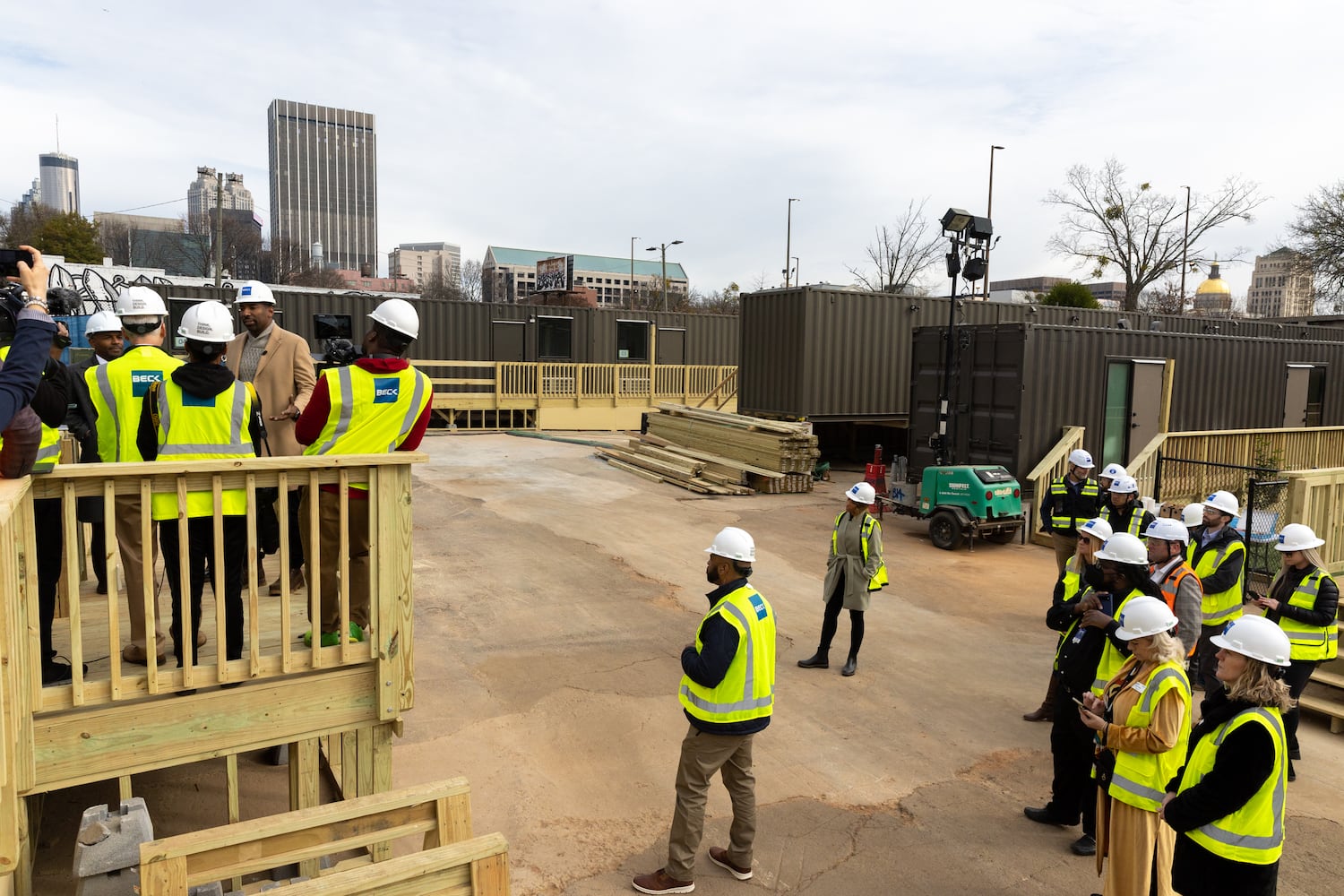 Tour of shipping container homes for unhoused Atlantans
