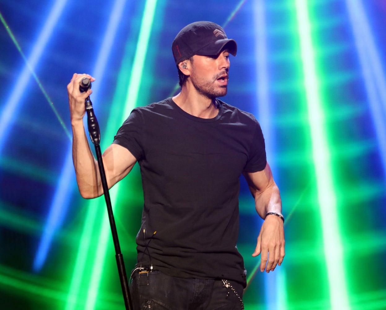 Pitbull, Ricky Martin and Enrique Iglesias rocked sold out State Farm Arena on Sunday, March 3, 2024 on the Trilogy Tour. 
Robb Cohen for the Atlanta Journal-Constitution