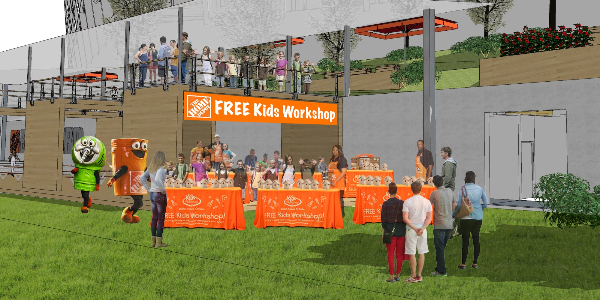 Photos: Home Depot Backyard park renderings