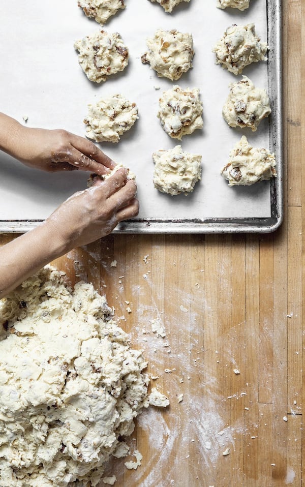 Fig-Hazelnut Scones. Reprinted with permission from “Baking at République” by Margarita Manzke (Lorena Jones Books, 2019). CONTRIBUTED BY KRISTIN TEIG