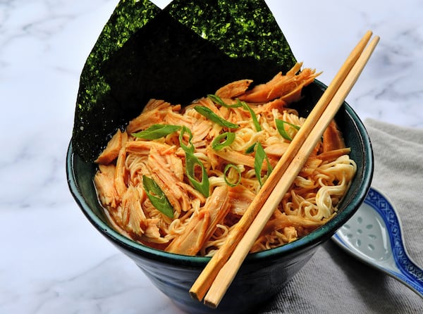 211031 Atlanta, Ga: Spicy Miso Turkey Ramen for 112521challenge. (Chris Hunt for The Atlanta Journal-Constitution)