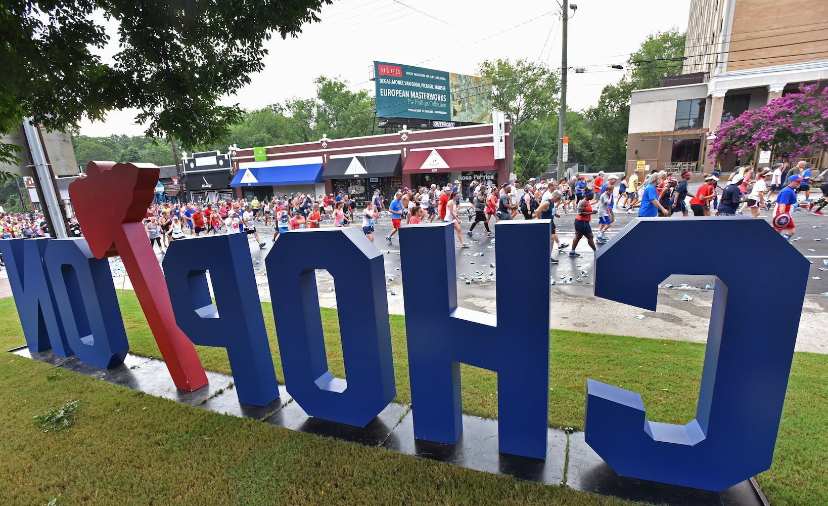 PHOTOS: Scenes at 2019 AJC Peachtree Road Race