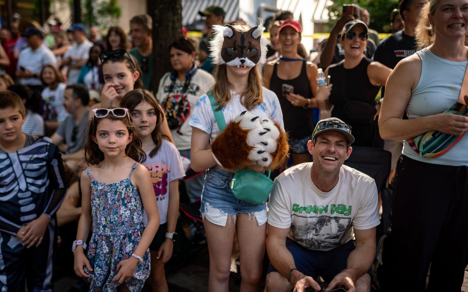 Thousands lined up along Peachtree Street Saturday morning for the annual Dragon Con parade.