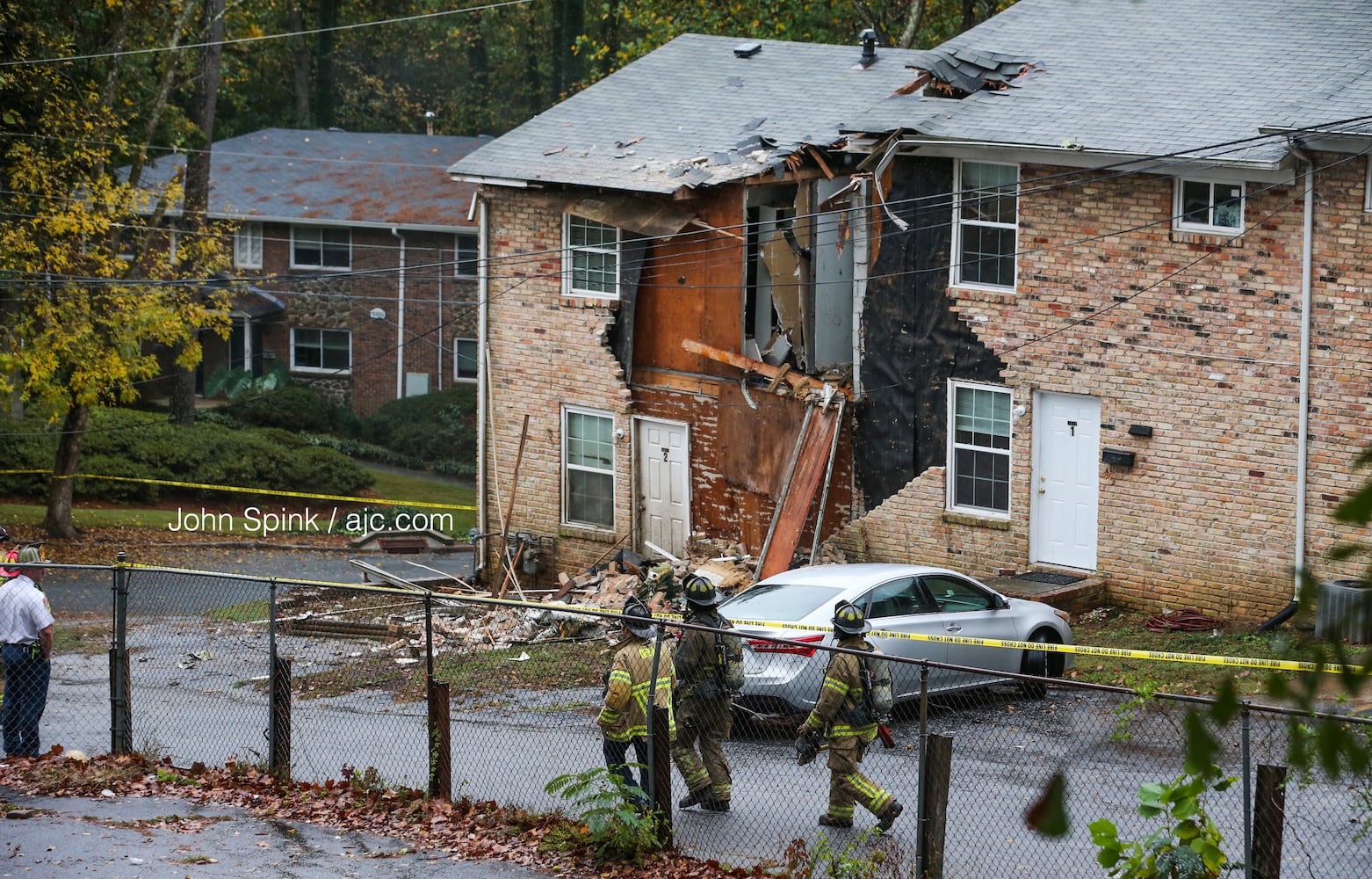 PHOTOS: Plane hits townhome complex in DeKalb County